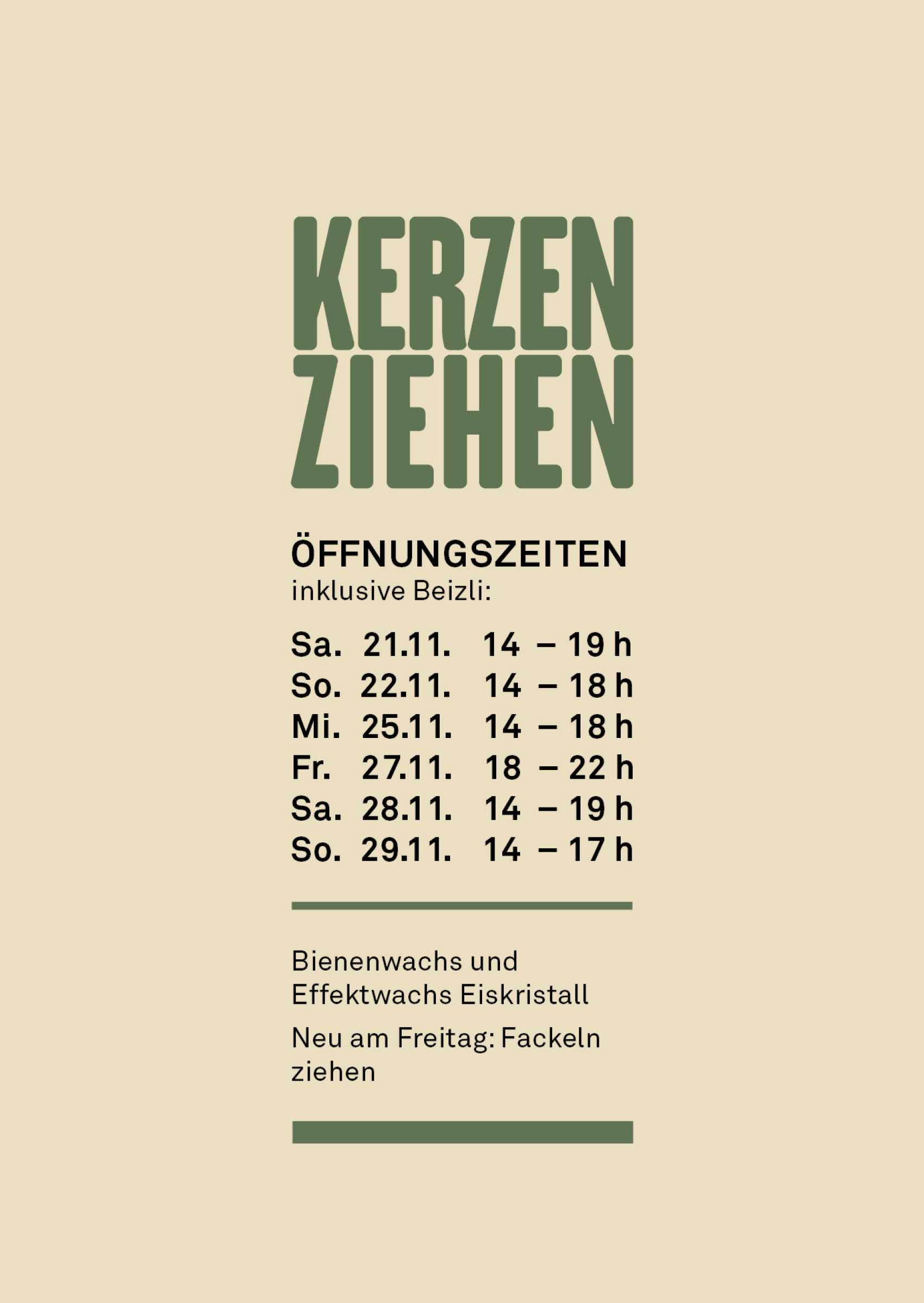 Kerzenziehen